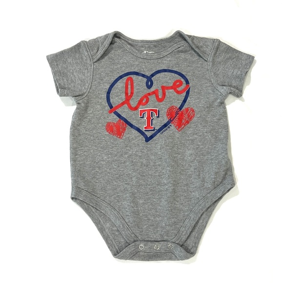 Baby Girl 18M Texas Rangers Runtastic 3-Pack Onsies Set - Picture 4 of 11